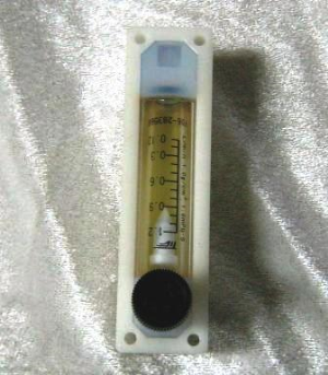 Acid and alkali resistant flow meters